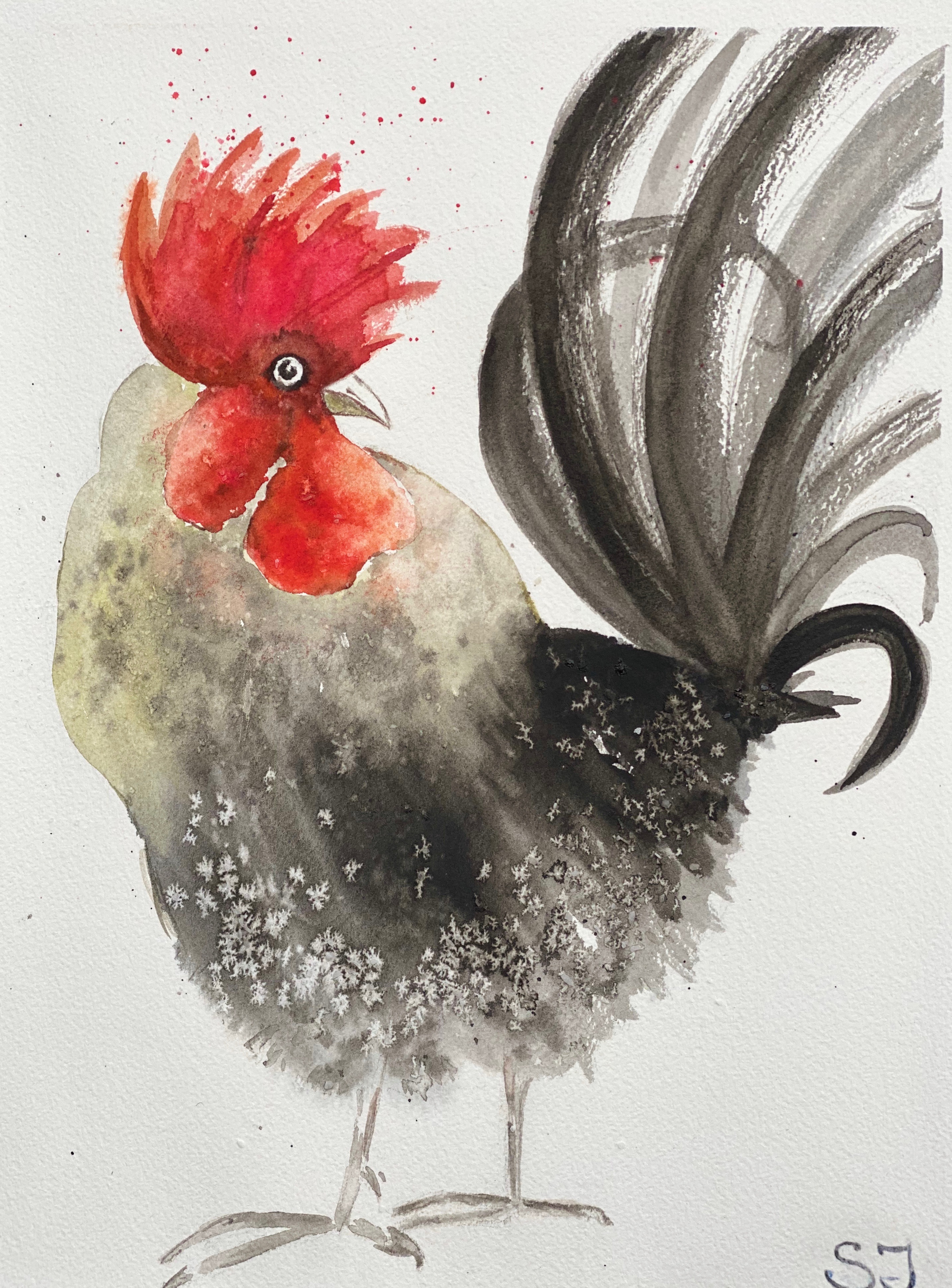 Mari-Alina Timoshchuk's art of a rooster