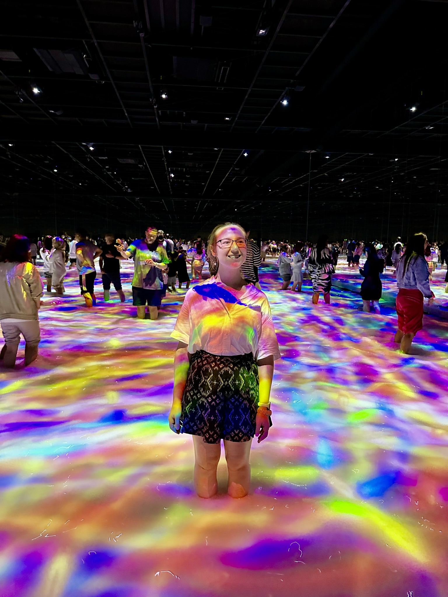 Dance of the Koi with Mari-Alina Timoshchuk at teamLabs Planets