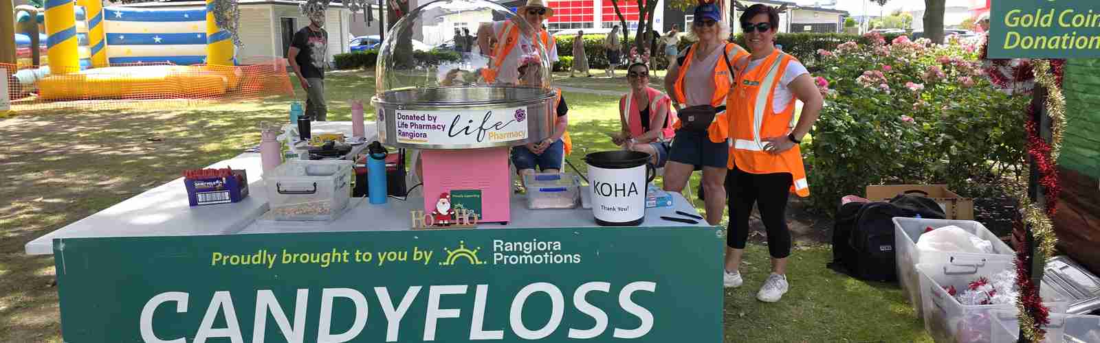 Rangiora Promotions volunteers supporting a local community event.