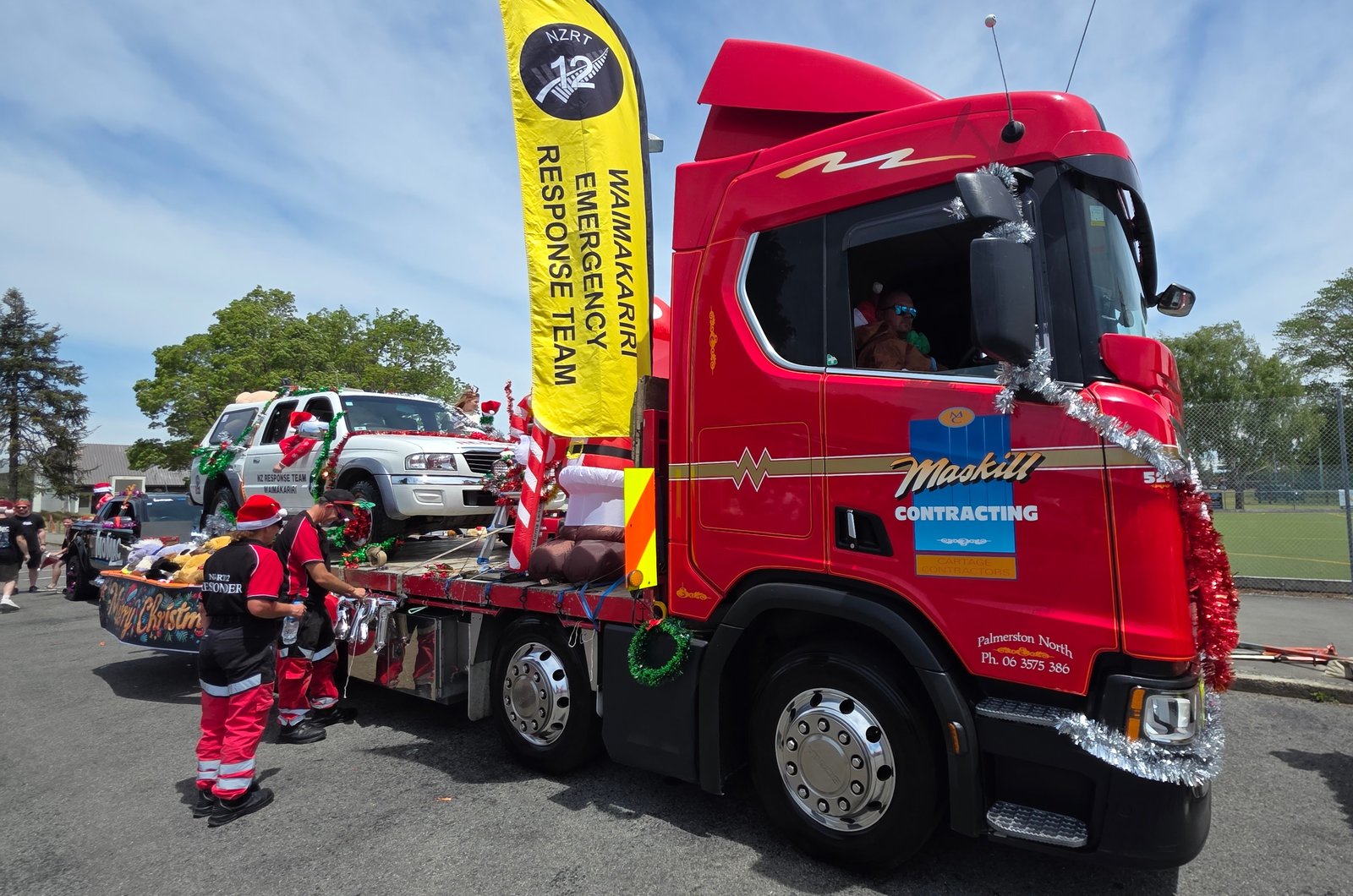 Community members enjoying a Rangiora Promotions event