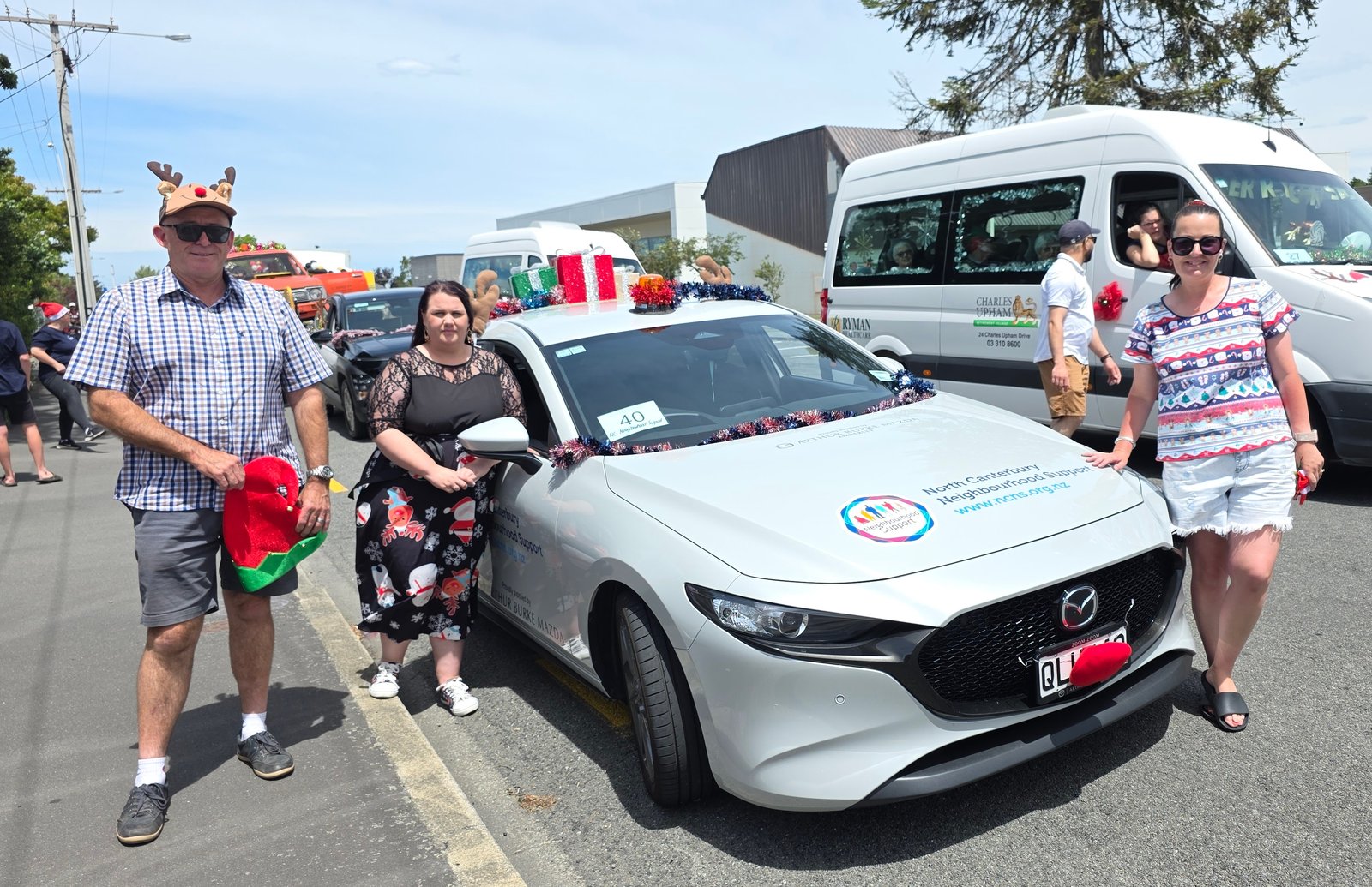 Community members enjoying a Rangiora Promotions event