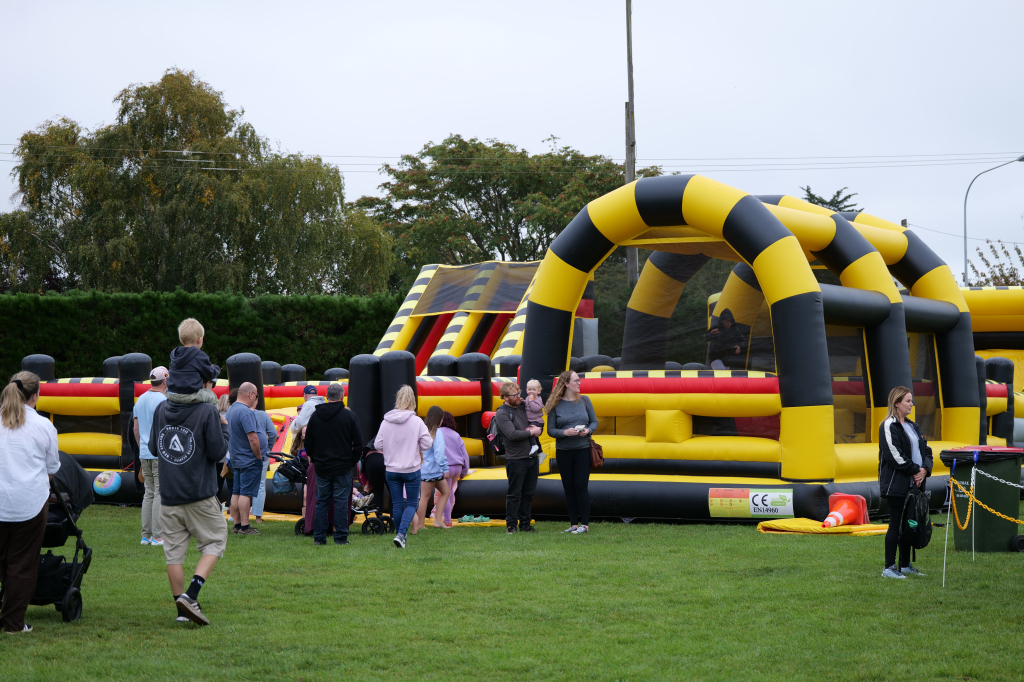 Community members enjoying a Rangiora Promotions event