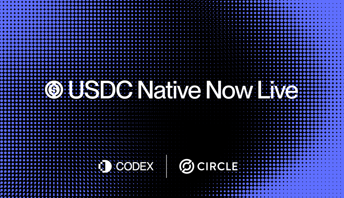 Native USDC is Now Live on Codex | Codex