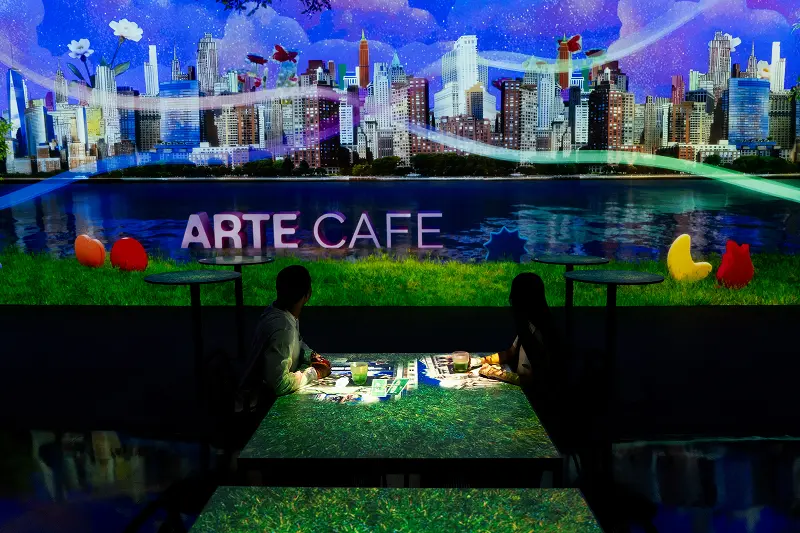 Arte Cafe - Interactive Media Art Cafe Experience | Arte Museum New York