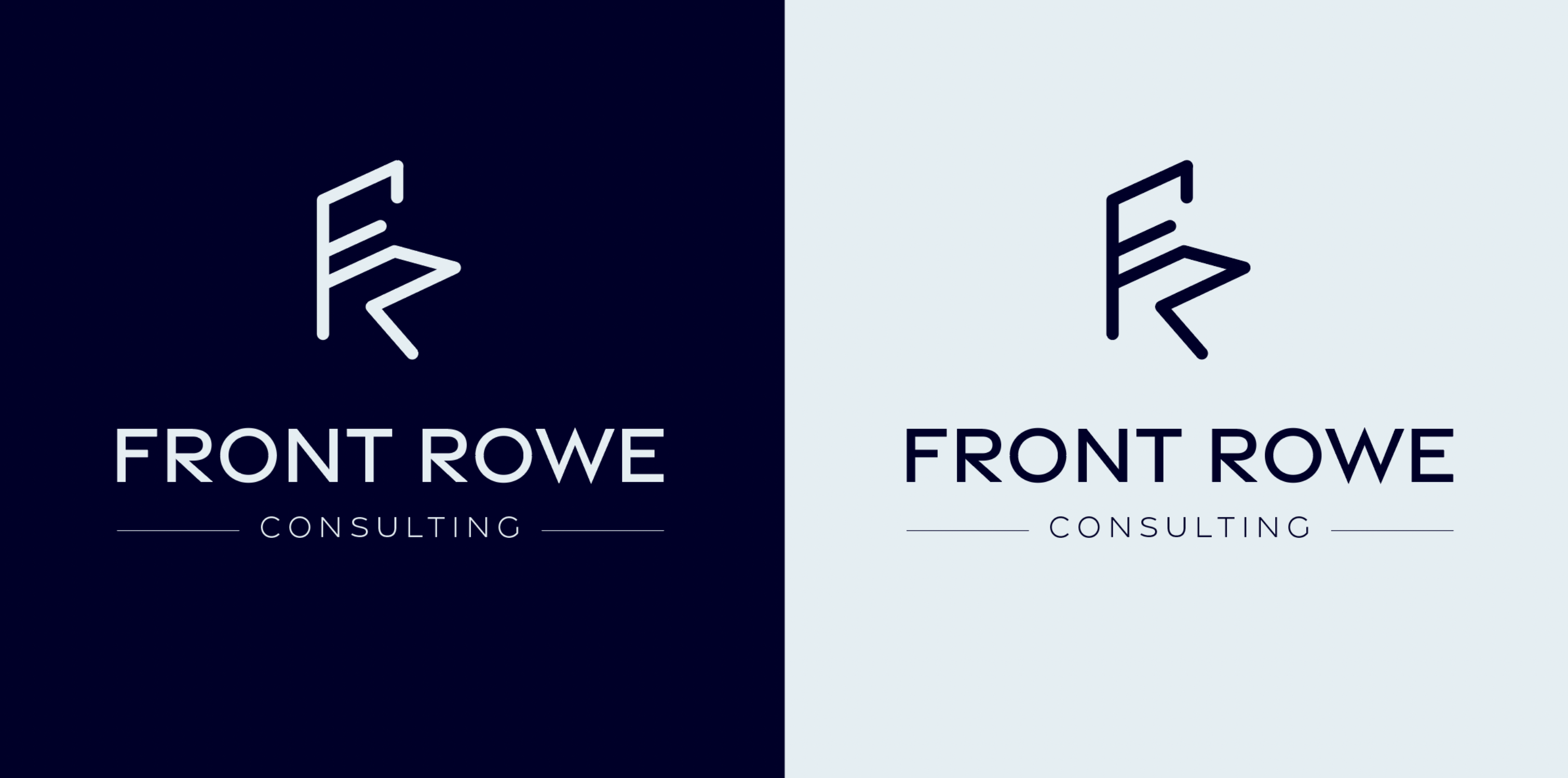 Front Rowe logo design