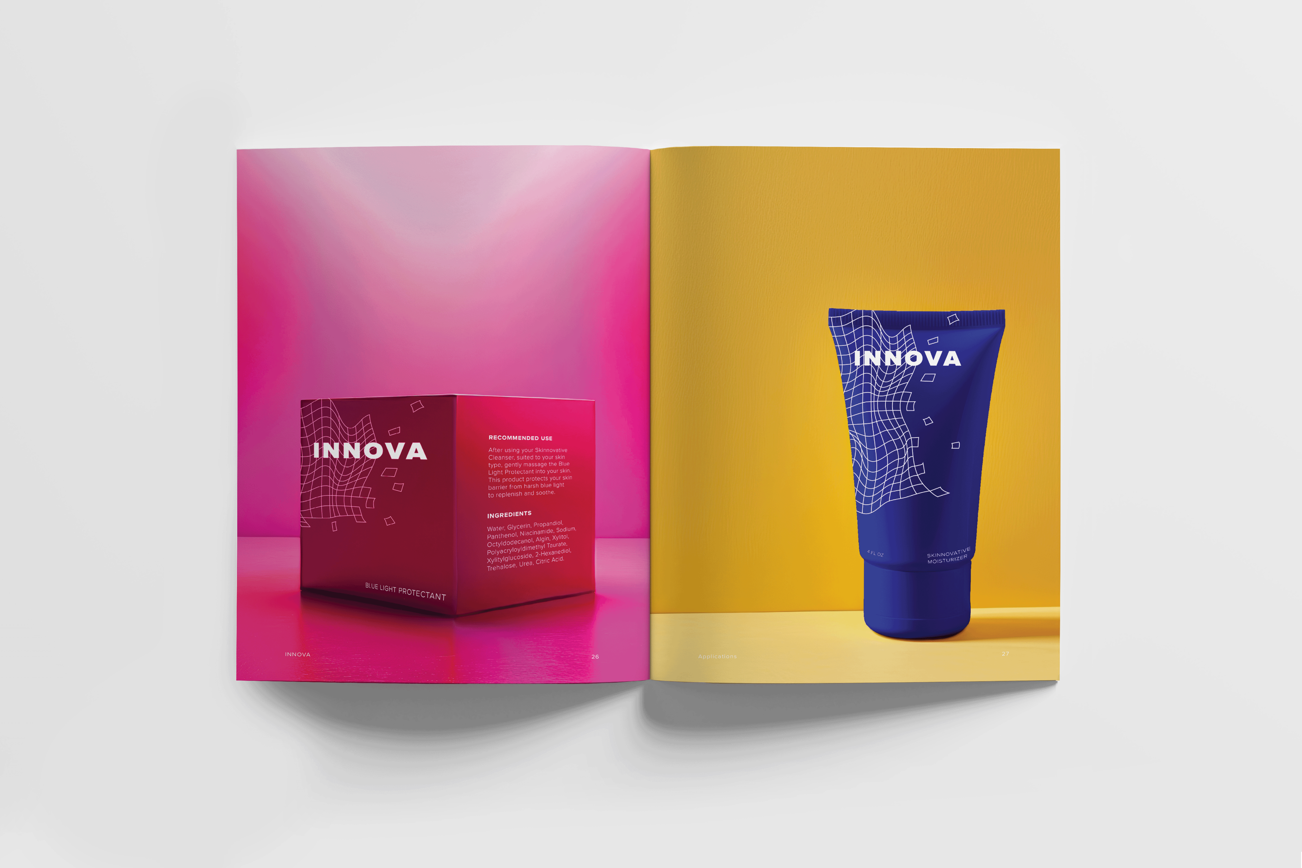 Innova style guide product applications spread