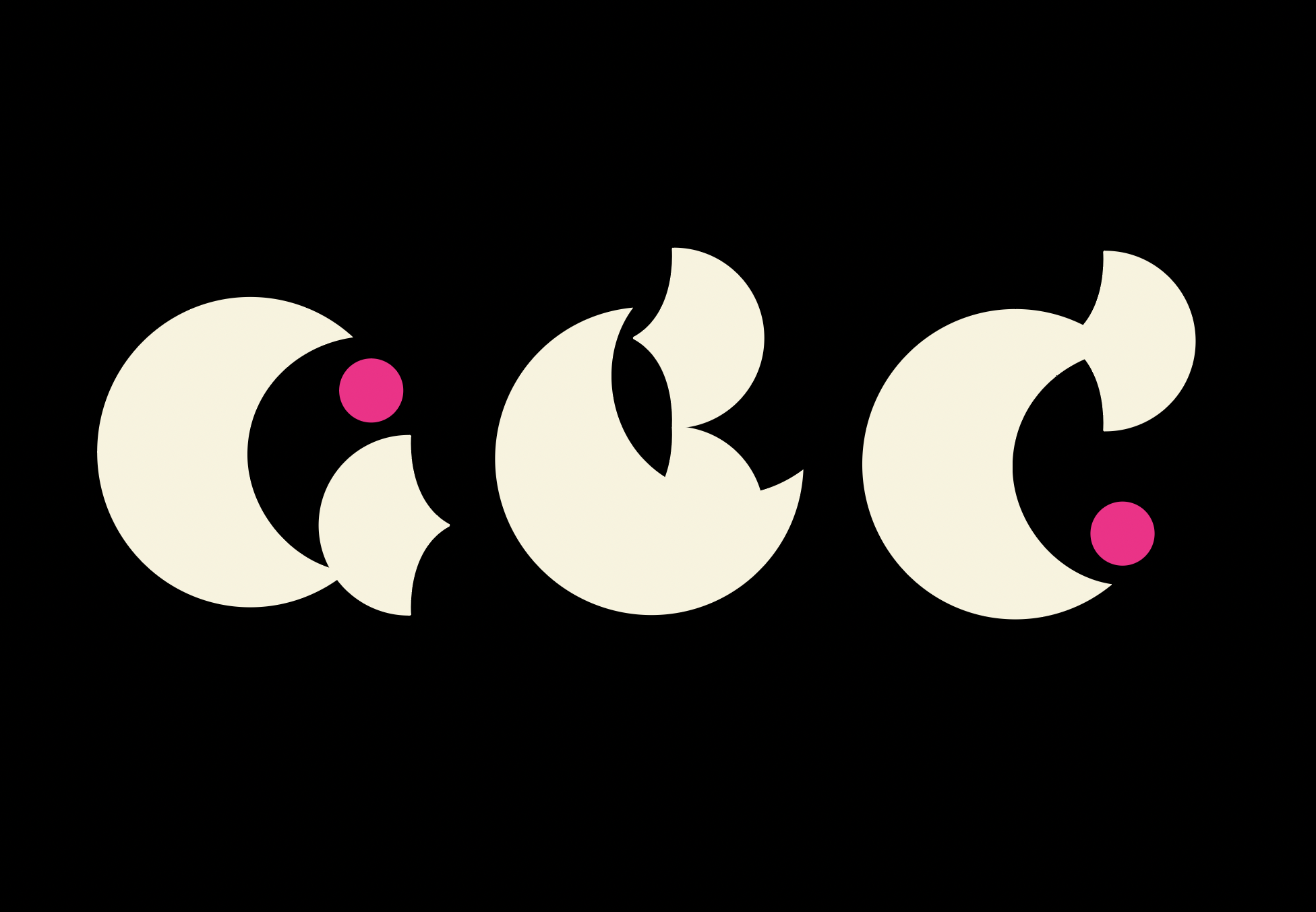 Custom typeface featuring "ABC"
