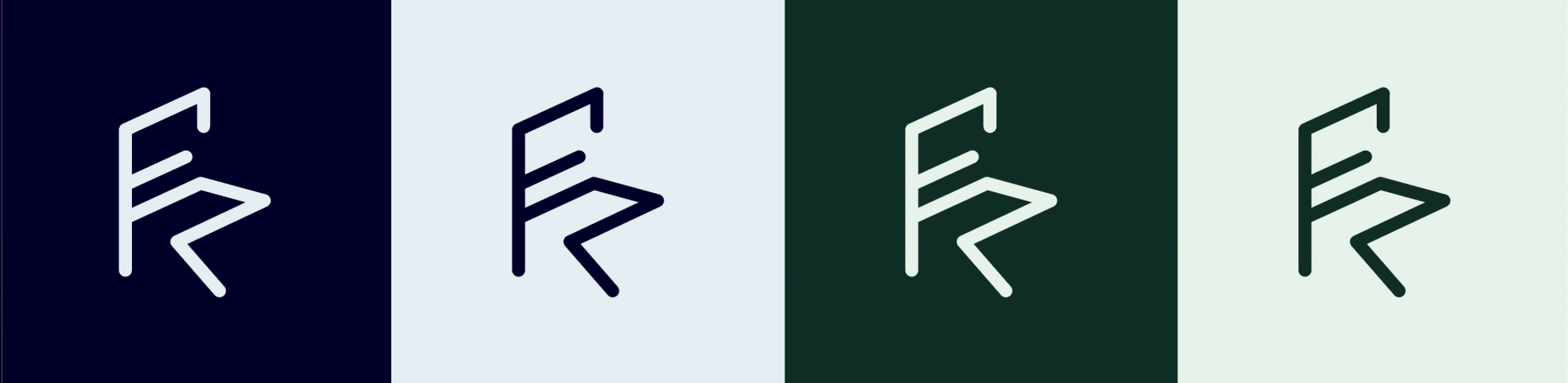 Front Rowe logomark in brand colors
