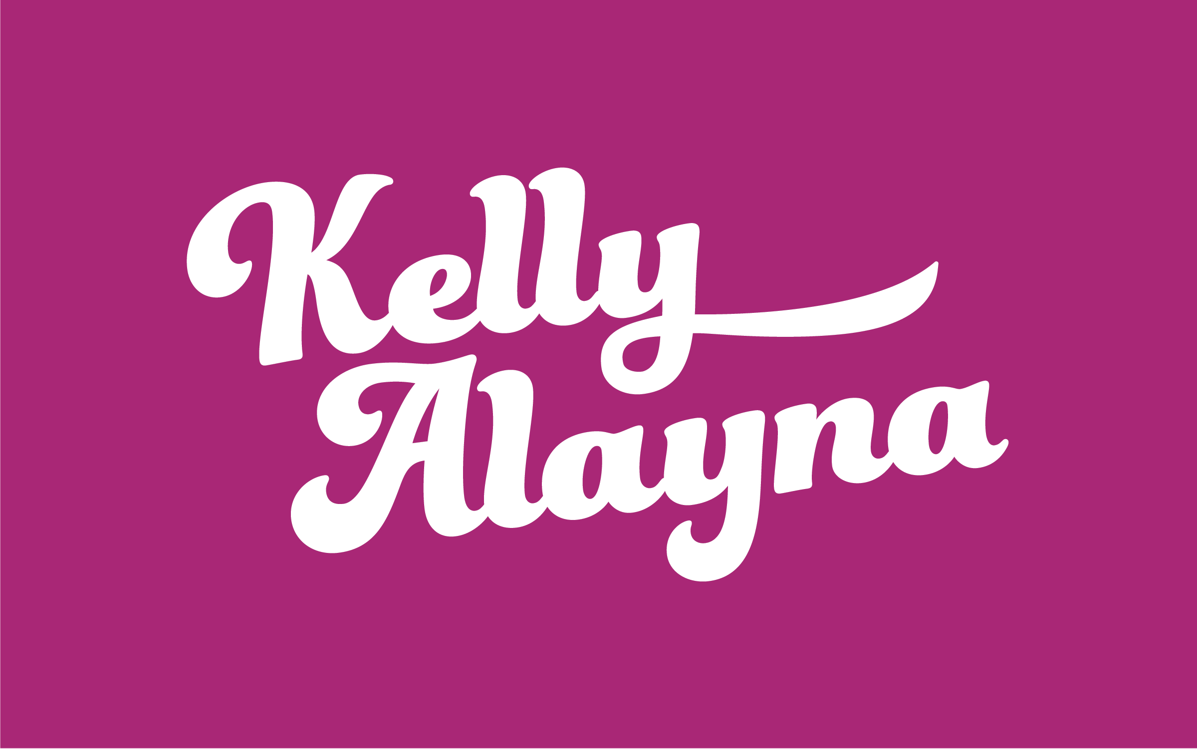 Alternative Kelly Alayna logo option 2