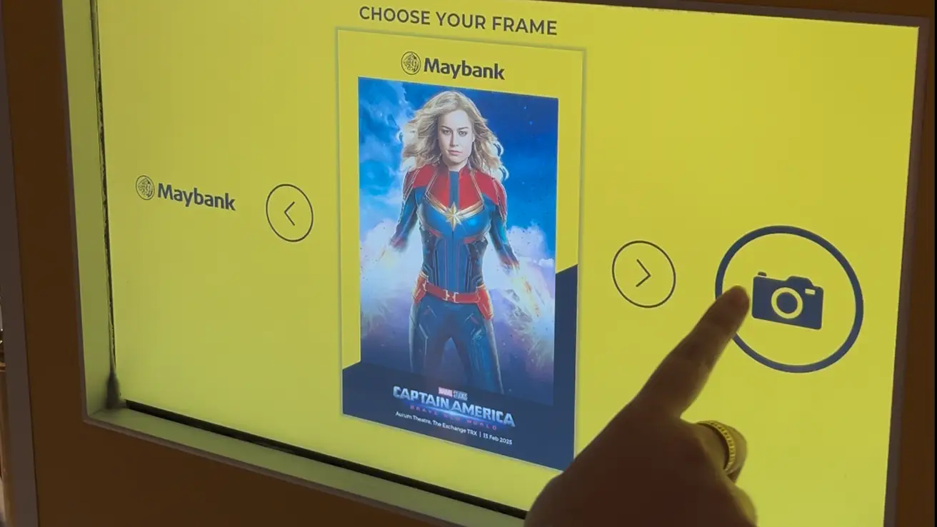 Mobile screens showing Leica custom interactive quiz interface, powered by Instamedia IMX Engine™ for brand activation events.