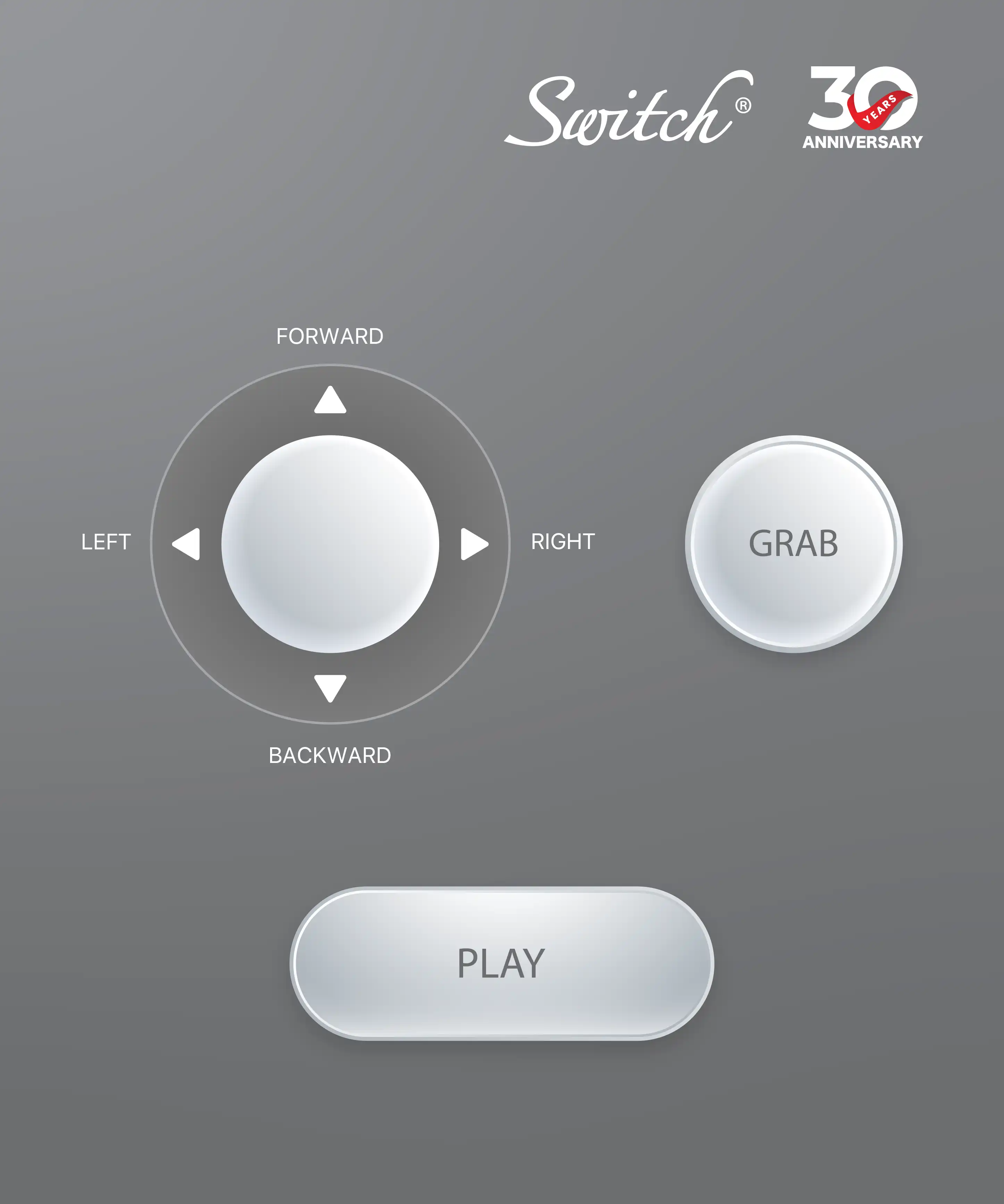 iPad Pro controller interface UI showing touchscreen controls for Switch iPhone 17 digital claw machine game Malaysia IMX Engine technology