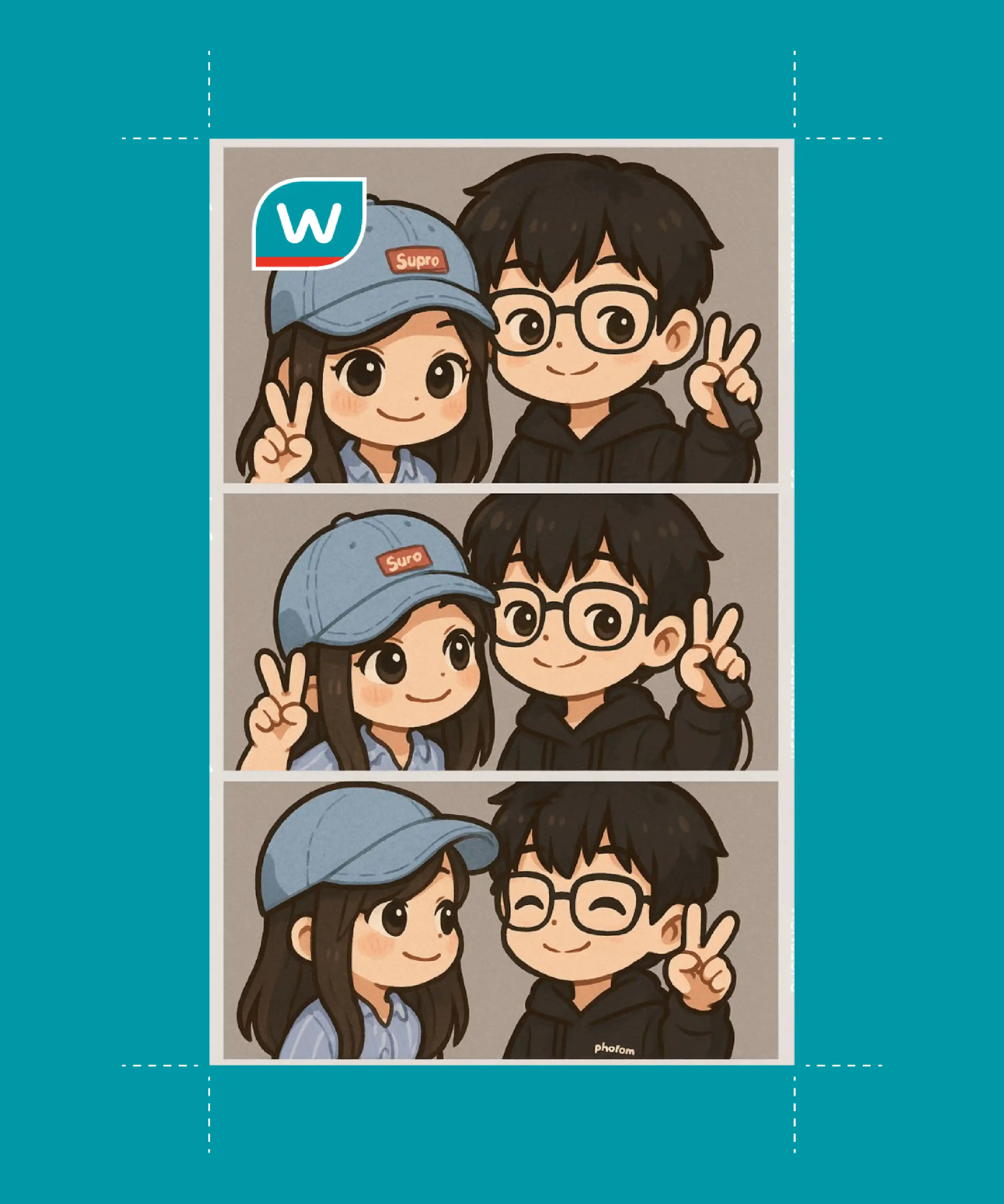 Watsons Beautopia IN:Frame MOBI booth technology smartphone photo printing Malaysia