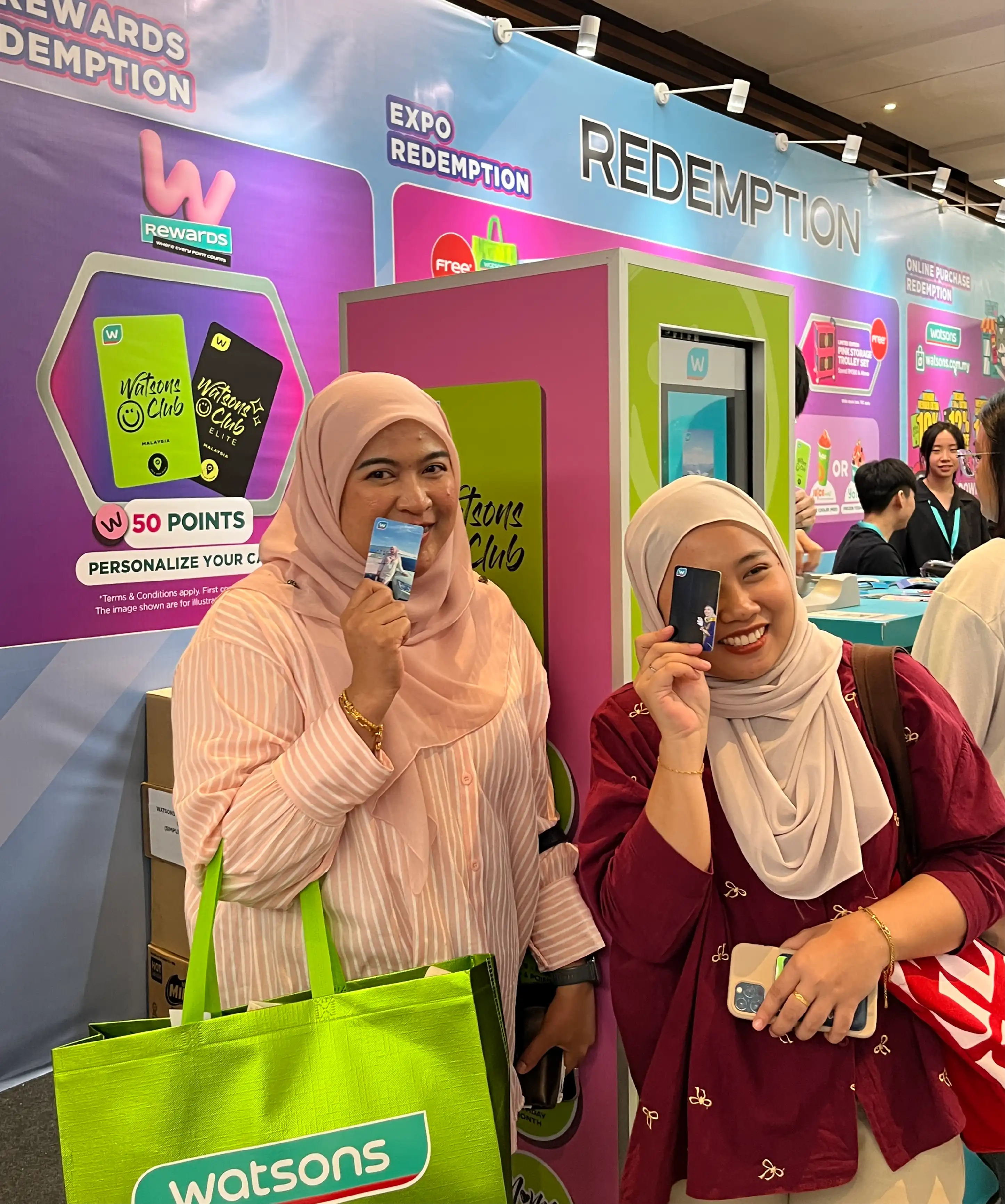 Watsons Beautopia event brand activation personalized keepsakes Malaysia