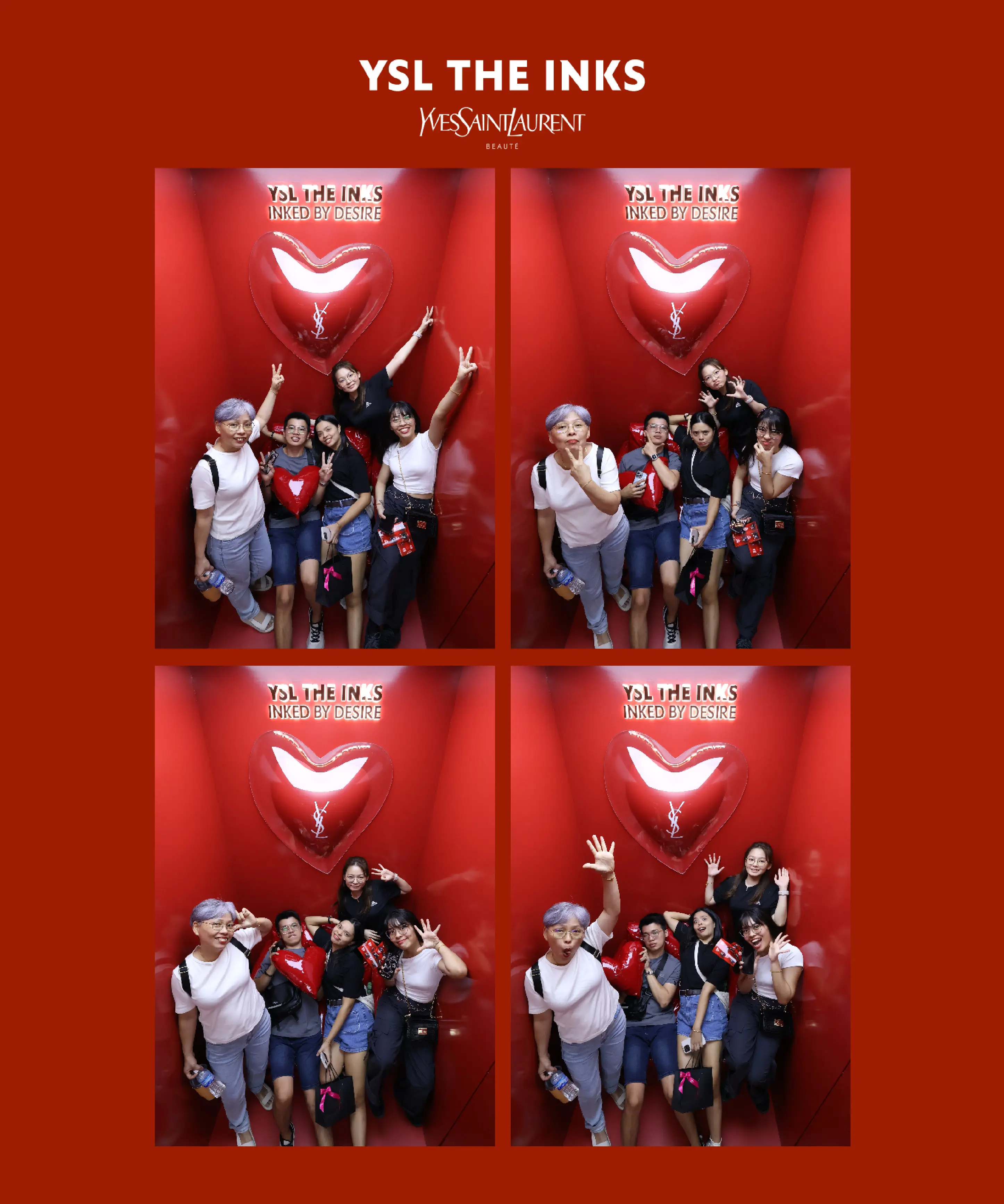 YSL The Inks digital journey branded station interface roadshow Malaysia