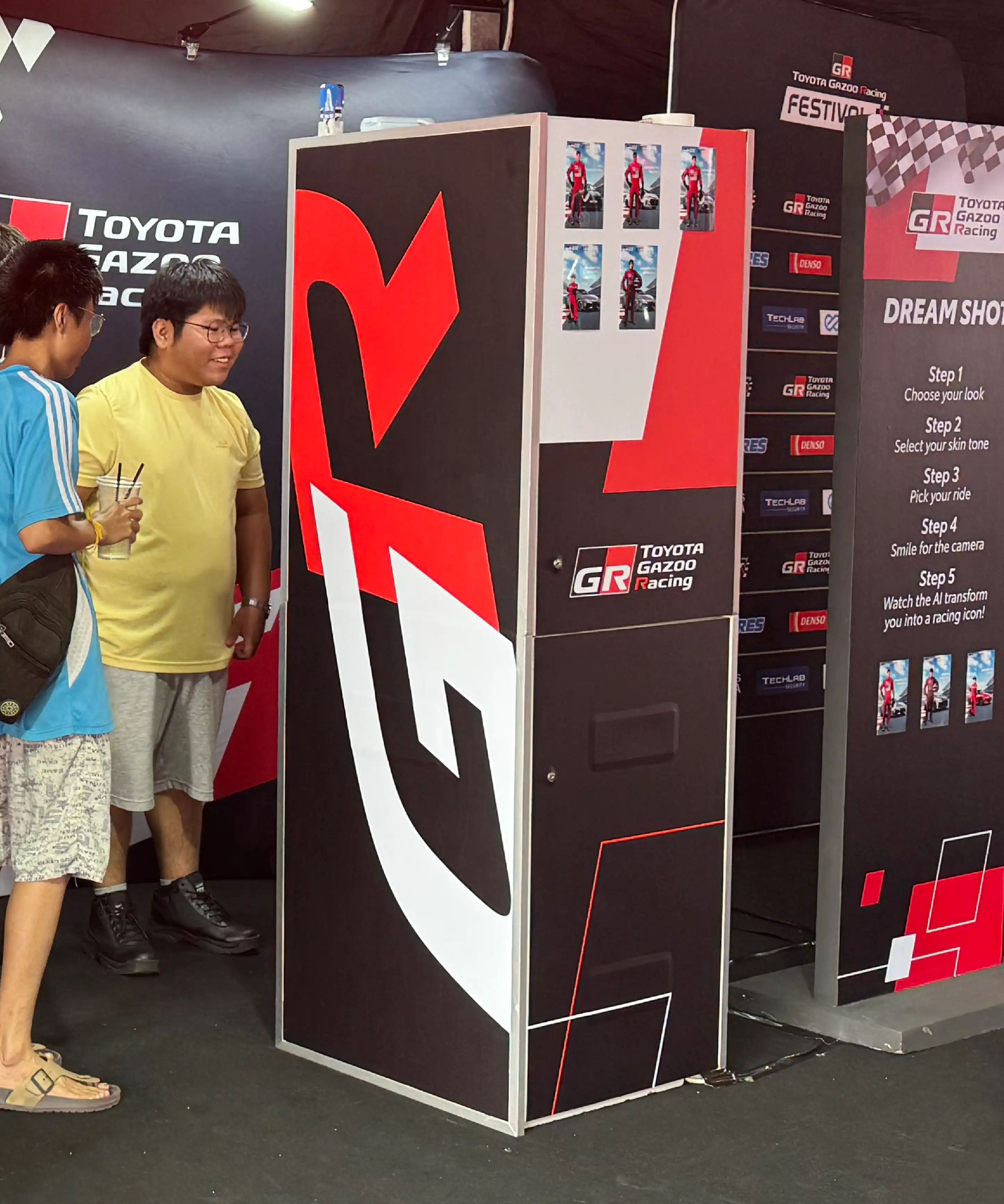 Toyota GR Super GT branded photo output QR instant download Malaysia