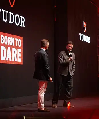 Tudor football projection Impact Cloth 3D stadium environment Malaysia