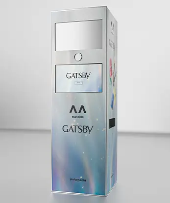 Gatsby AI hairstyle booth QR code instant download Malaysia