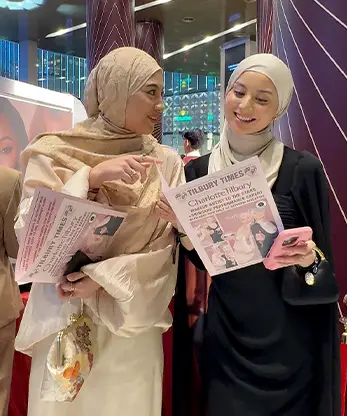 Charlotte Tilbury oversized newspaper print keepsake beauty launch Malaysia