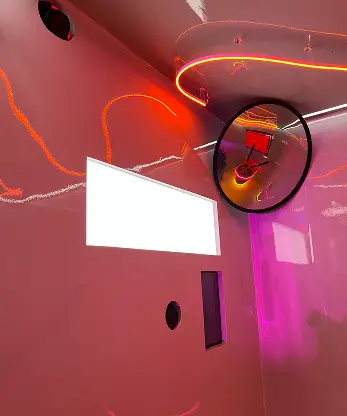 Shu Uemura photo booth guests posing cup noodle prop Malaysia