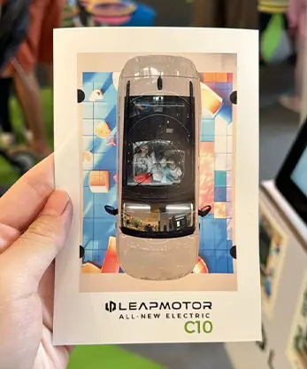 Leapmotor C10 branded print strip roadshow automotive event Malaysia
