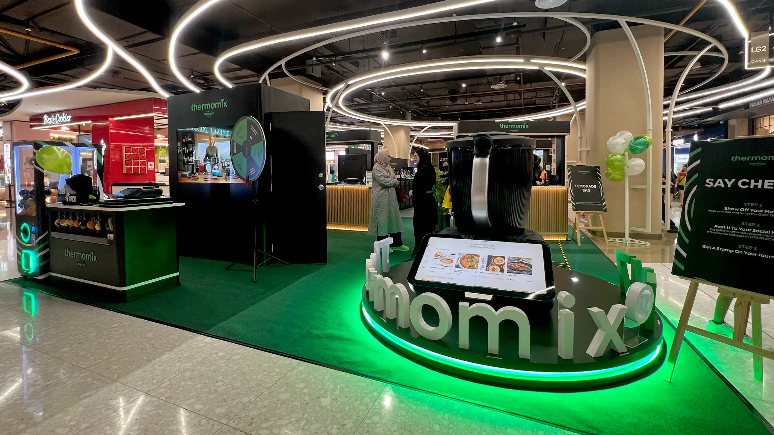 Mobile screens showing Leica custom interactive quiz interface, powered by Instamedia IMX Engine™ for brand activation events.