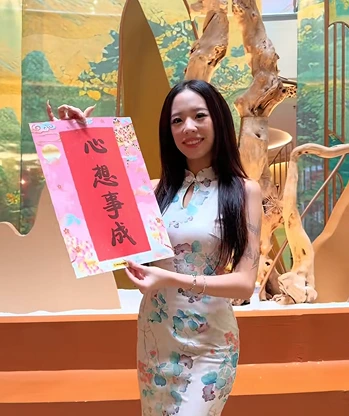 Mid Valley Joyous CNY 2025 digital calligraphy kiosk setup at Mid Valley Megamall Malaysia