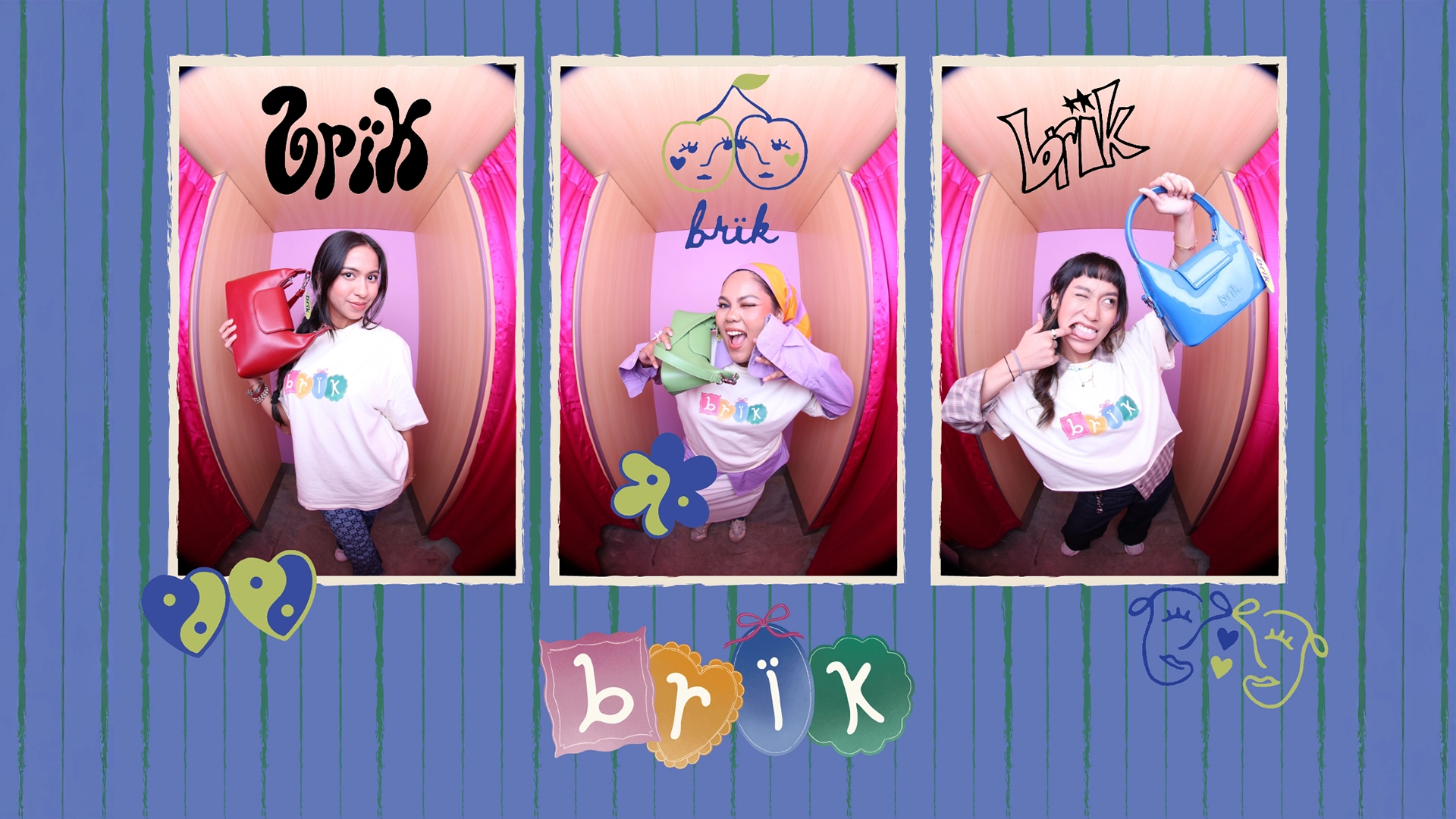 Mobile screens showing Leica custom interactive quiz interface, powered by Instamedia IMX Engine™ for brand activation events.