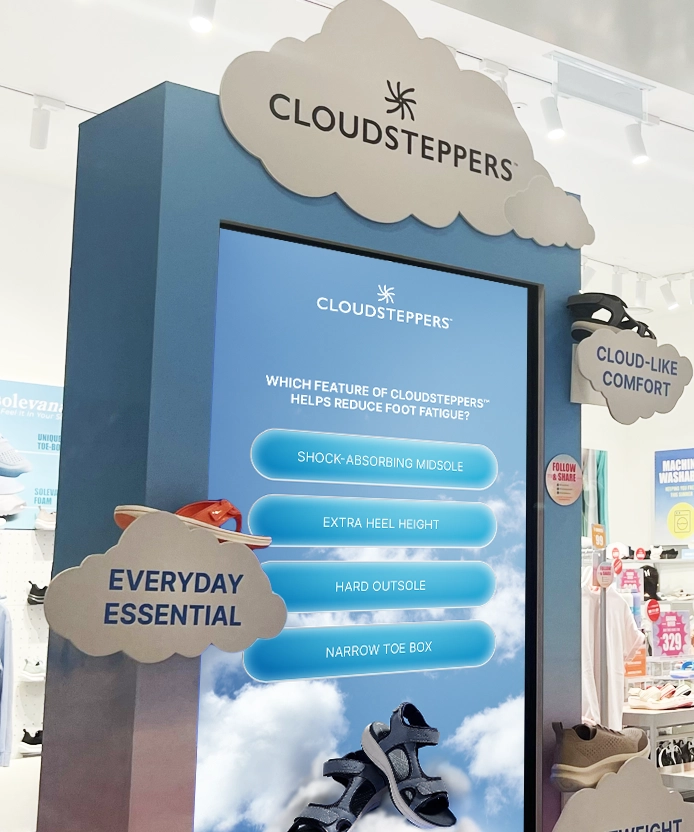 Clarks CloudStepper live dashboard