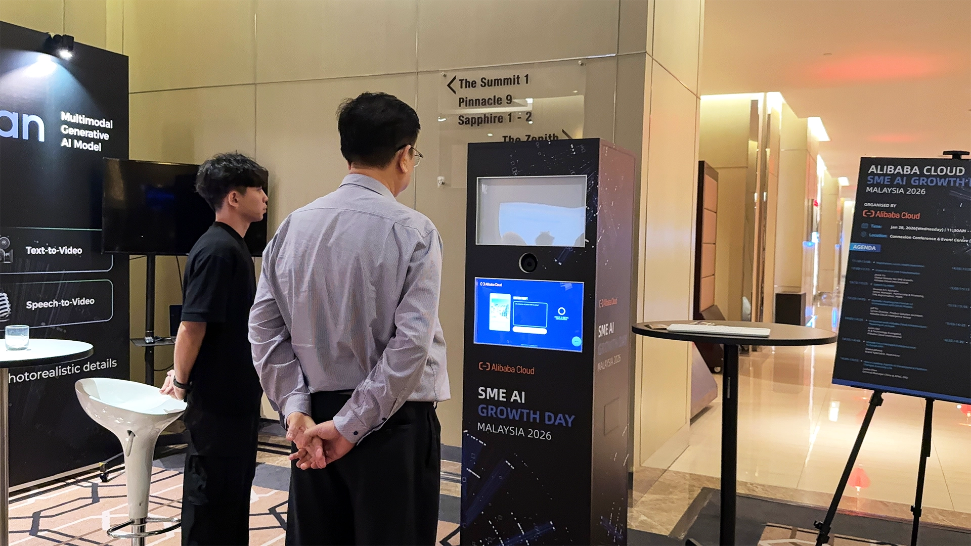 Mobile screens showing Leica custom interactive quiz interface, powered by Instamedia IMX Engine™ for brand activation events.