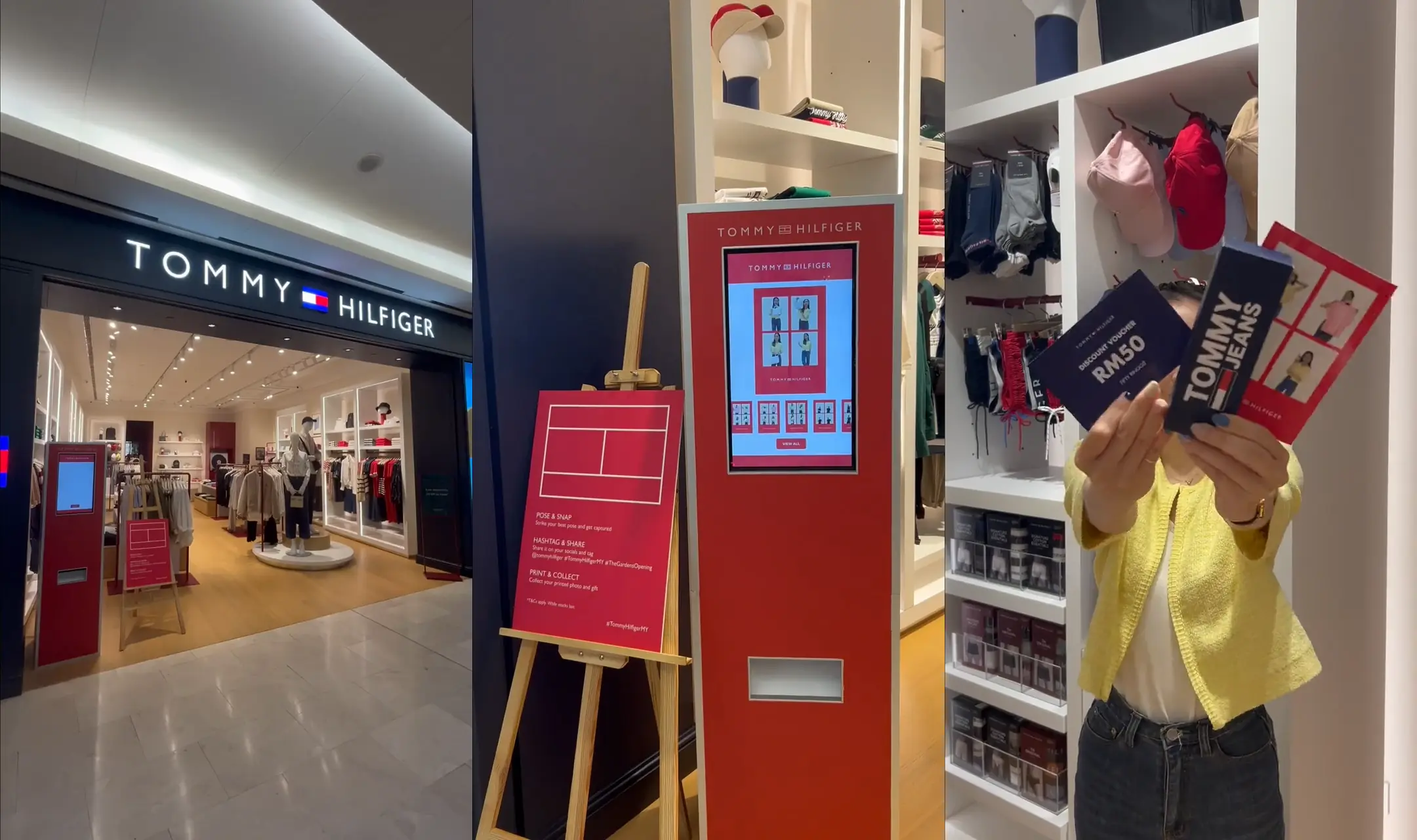 Tommy Hilfiger MOBI Roaming AI Photo Booth, Gardens Mall KL