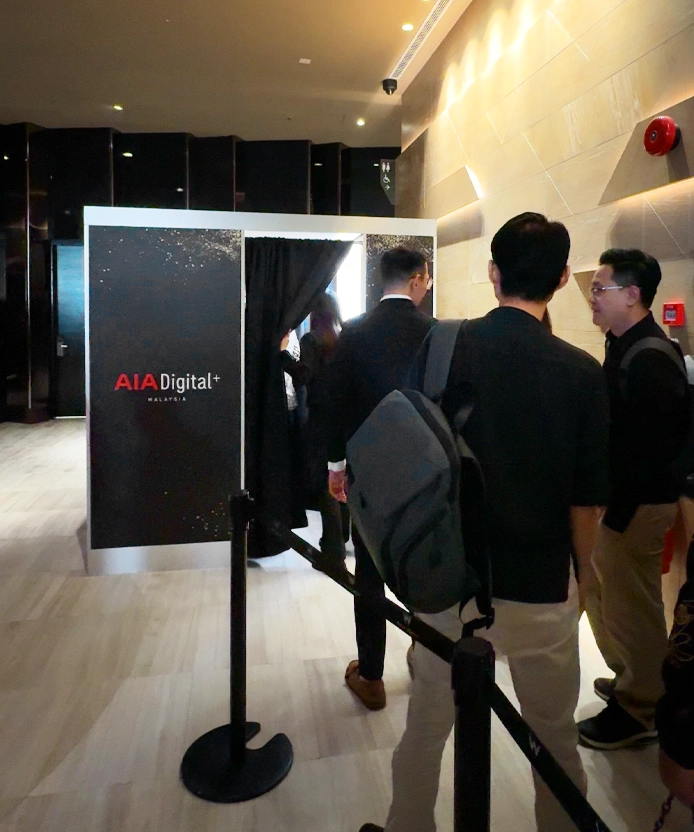 AIA Digital Annual Dinner newspaper booth