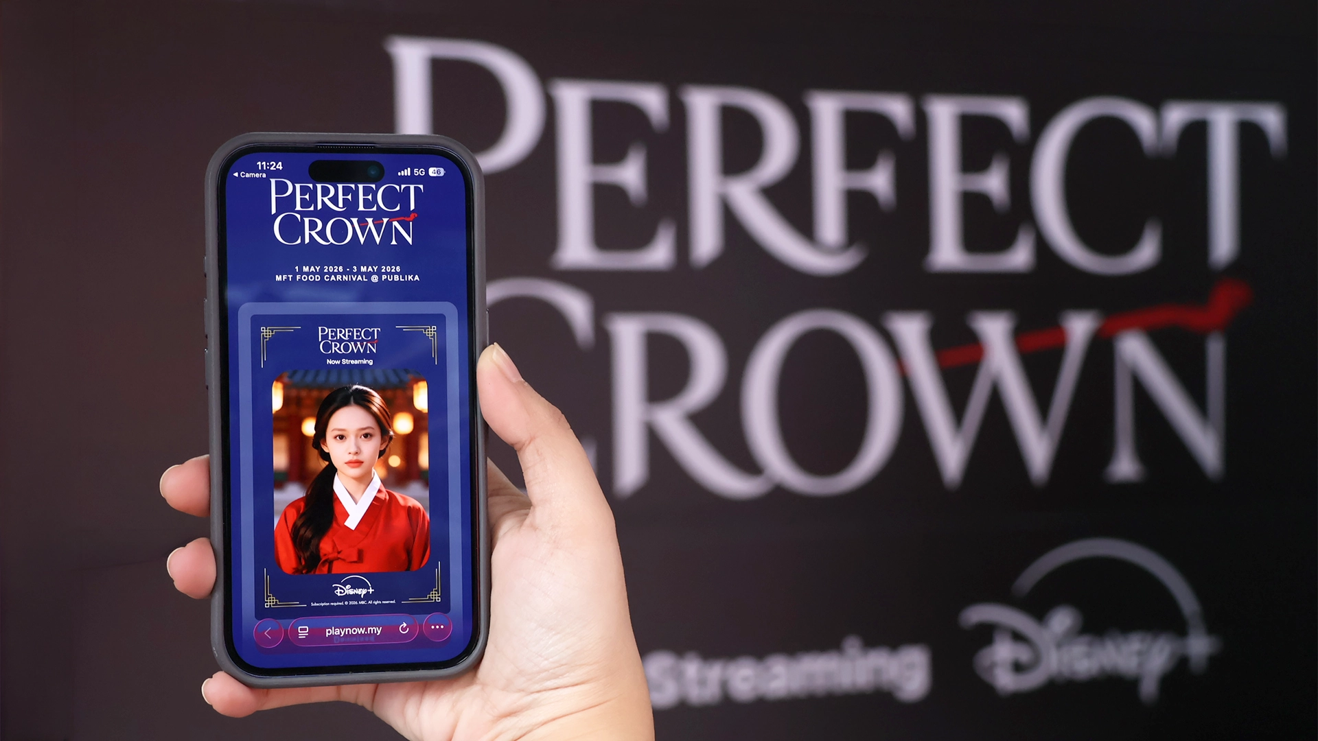 Disney+ Perfect Crown Movie Launch Campaign