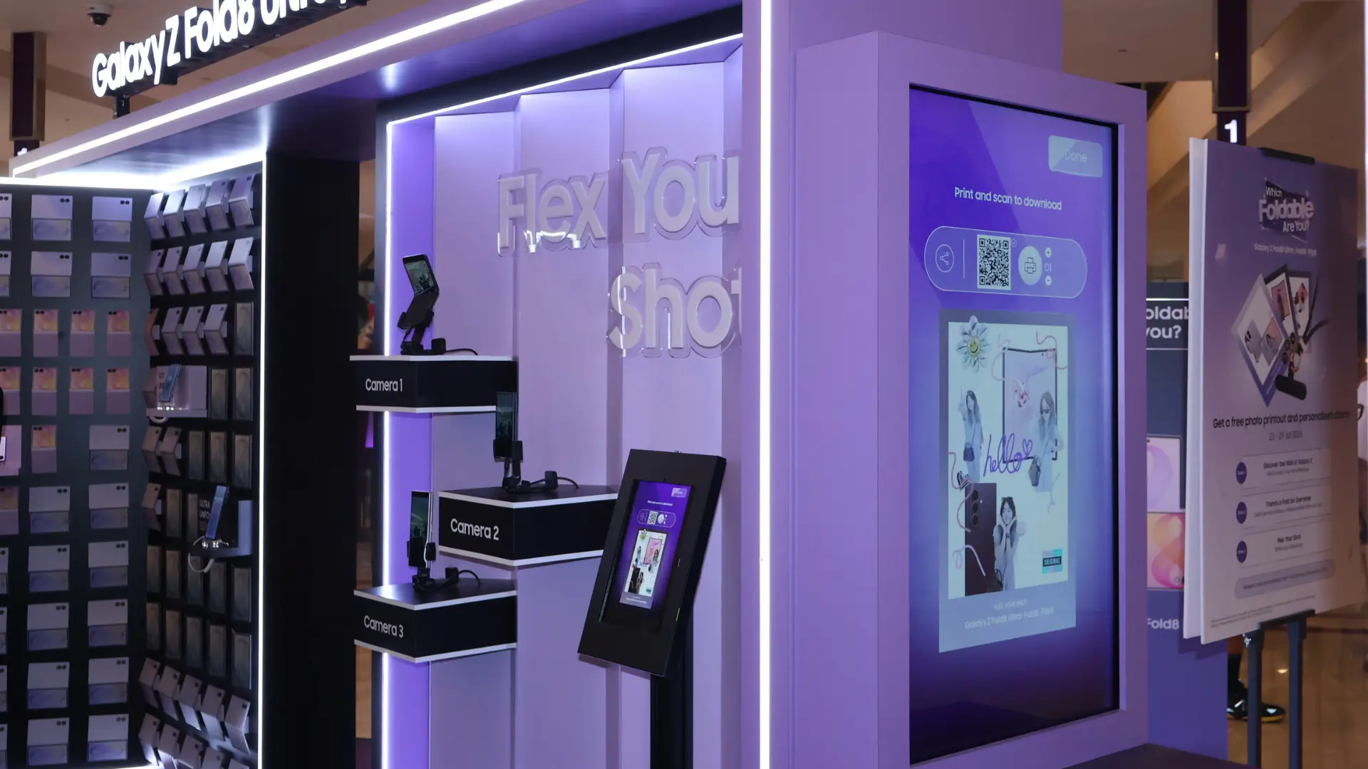 Samsung Galaxy Z Interactive Pop-Up Roadshow Tour