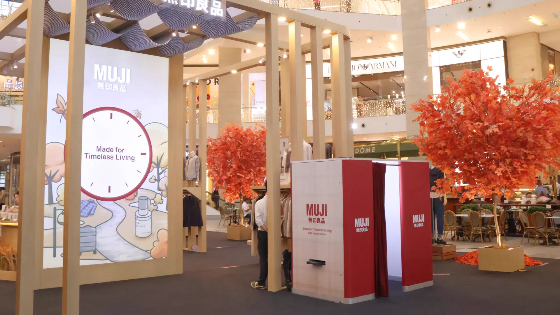 MUJI Made for Timeless Living Interactive Photo Booth