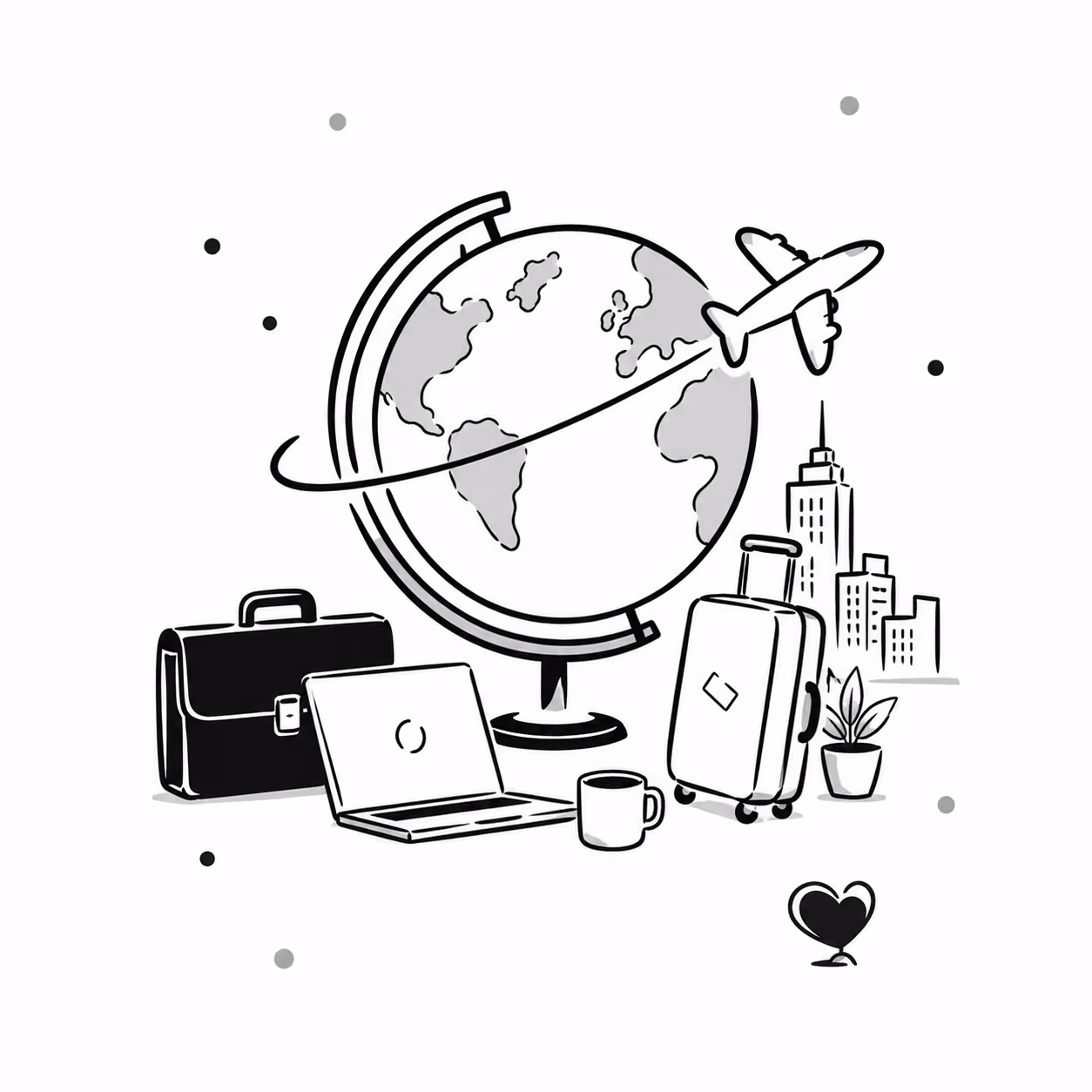 For working abroad