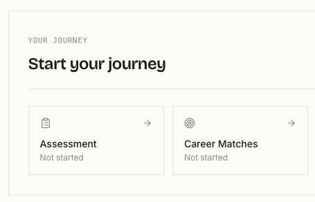 Take the Career Assessment