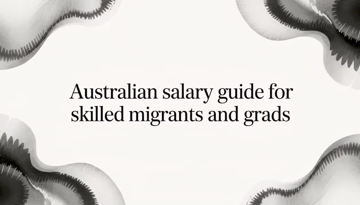 Australian salary guide for skilled migrants and grads