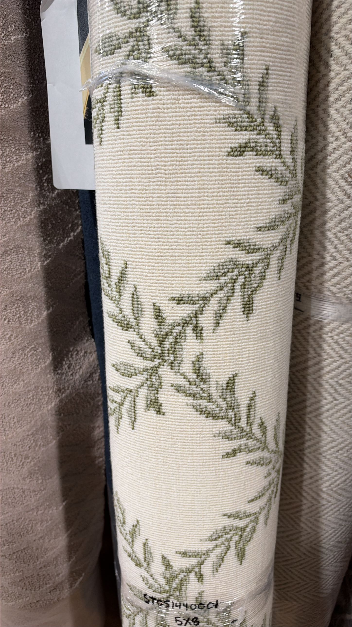 Prebound wool area rug 51440001