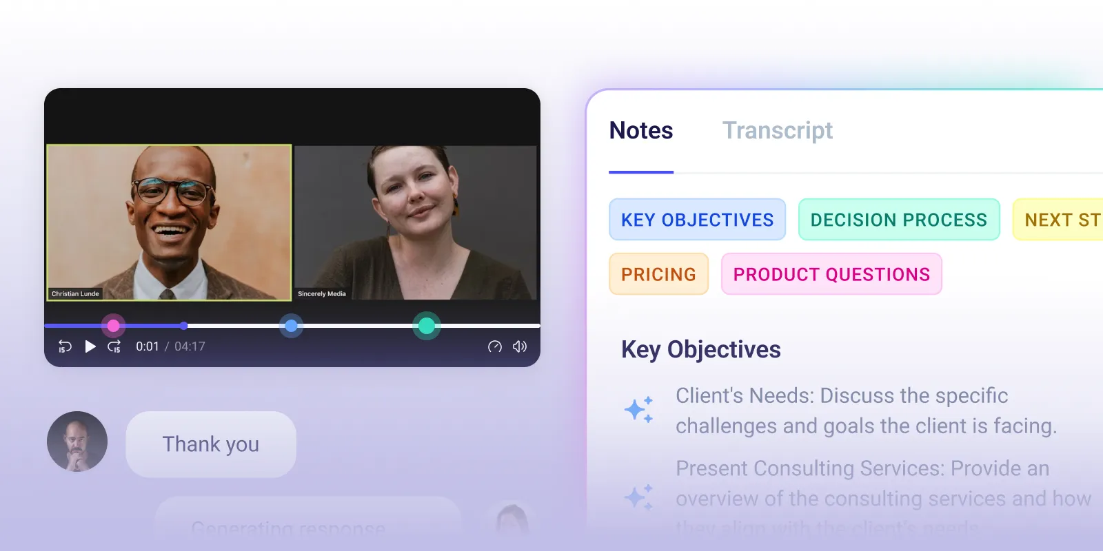 Daya AI UI preview
