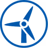fan icon blue