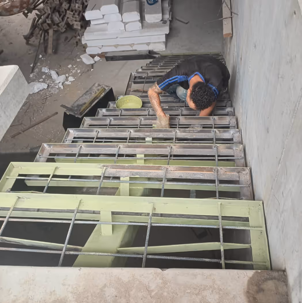 Estructura Escaleras Hierro