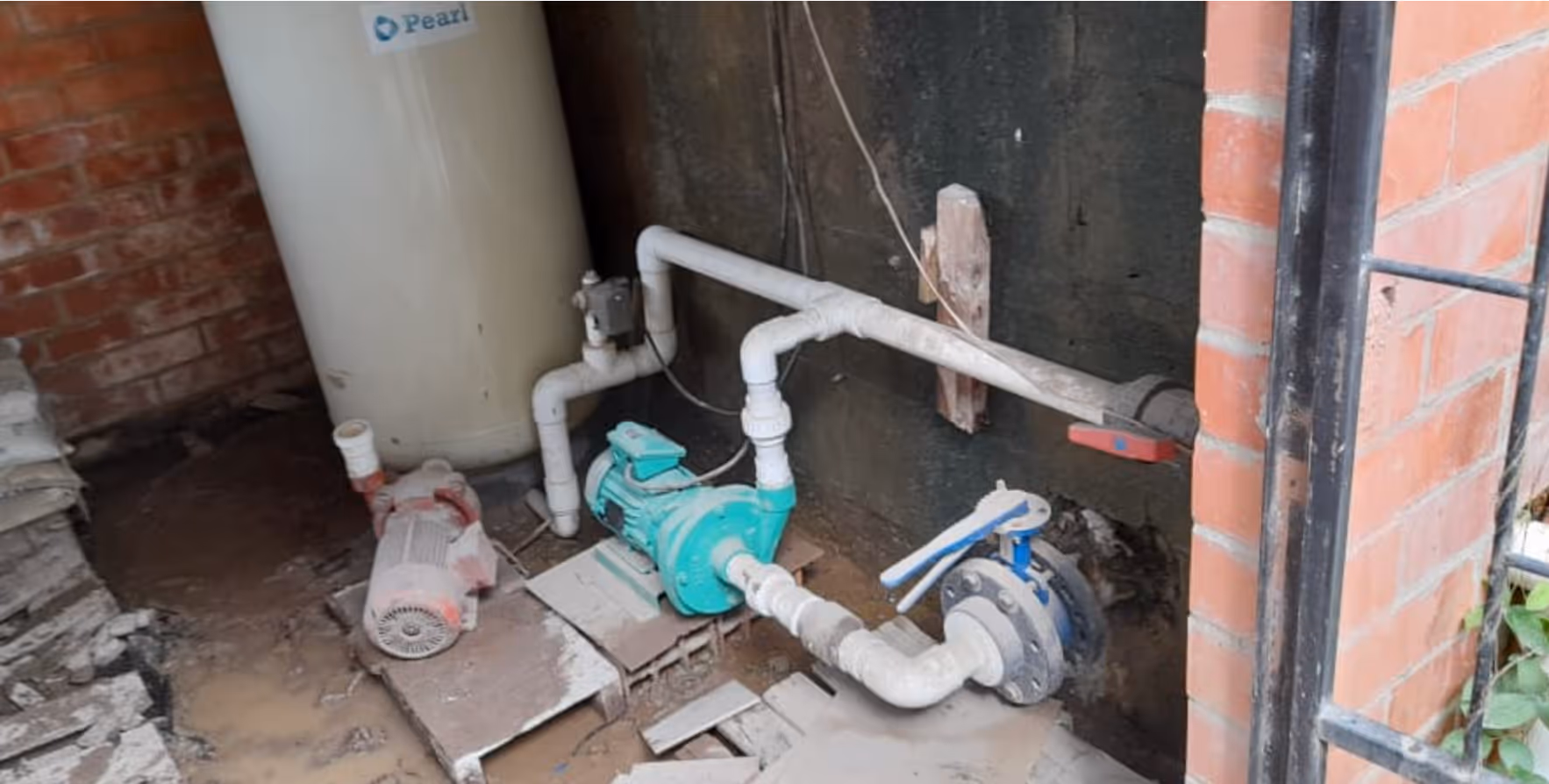 Intalación de cuarto de maquina para Piscina