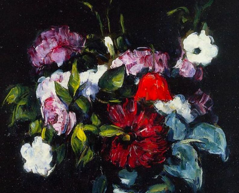 Paul Cézanne: Fleurs dans un vase