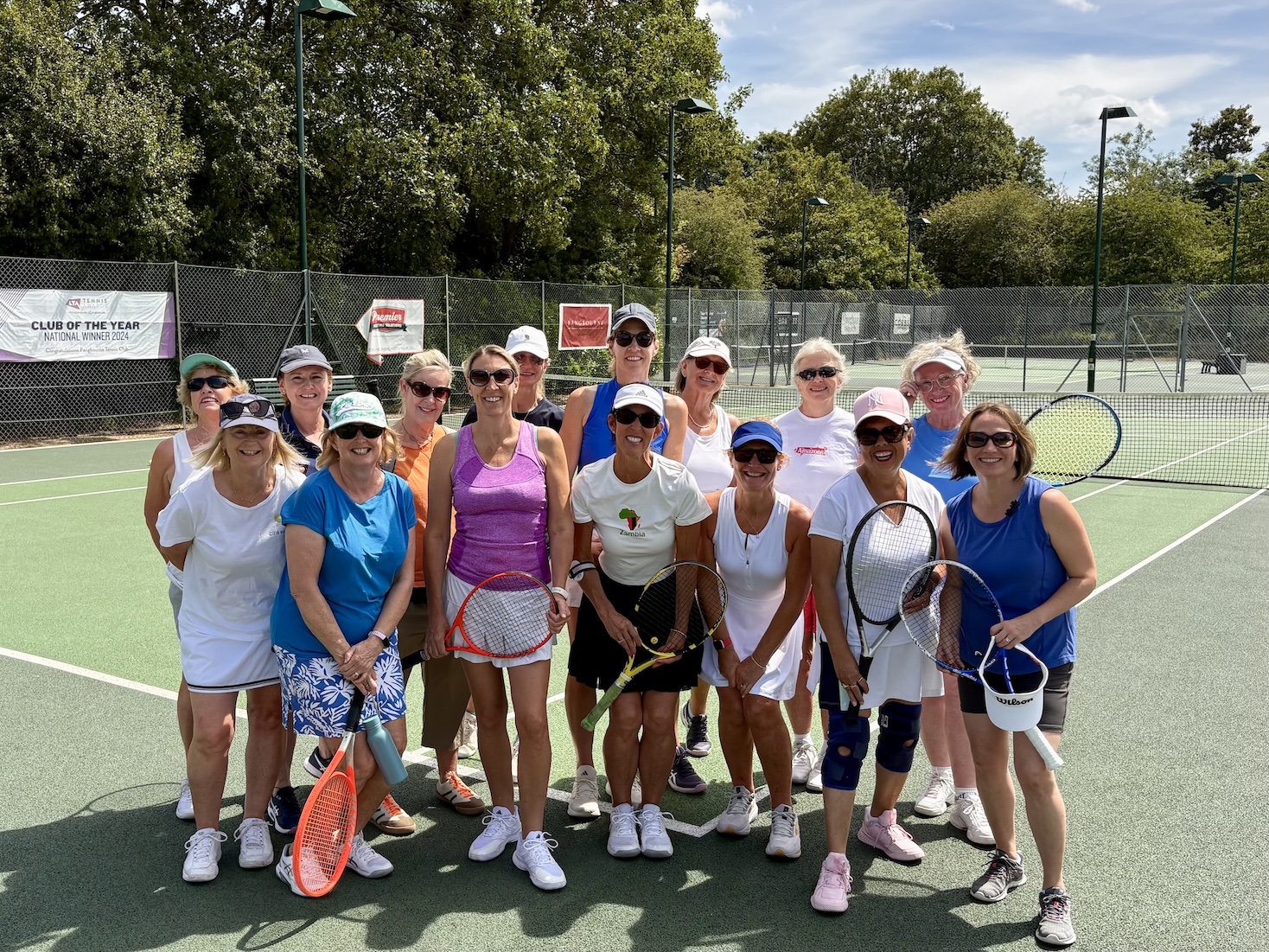 £1000 raised at Tennis Fundraiser at Pangbourne Tennis Club
