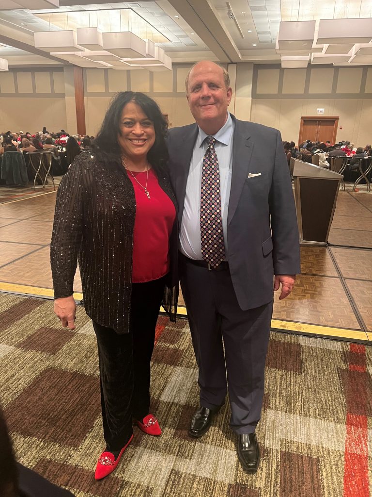 HSPRD's Shareholder Mark Dym and Perry Irmer, DuSable’s CEO. 