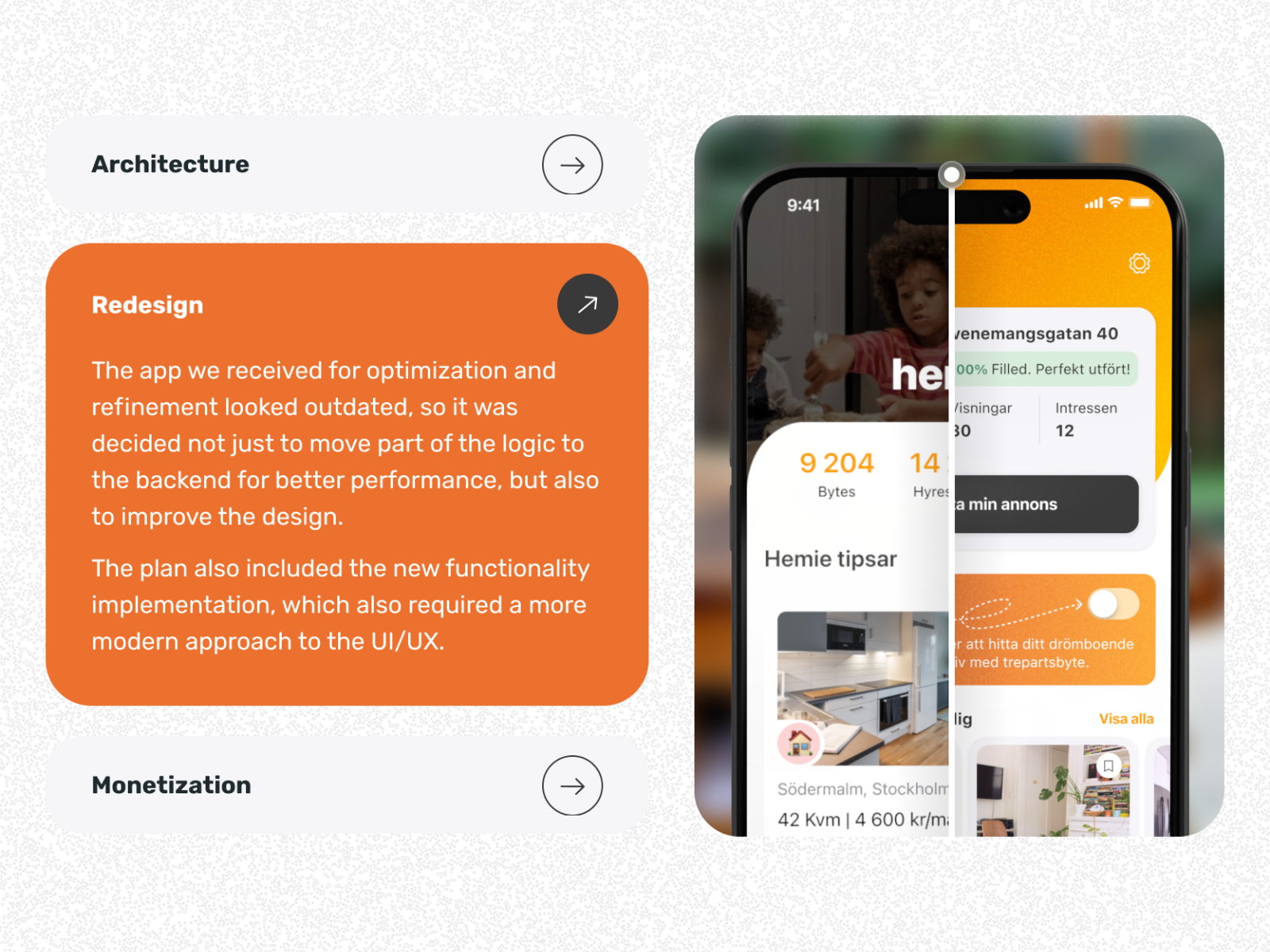 Mobile App for Property Exchange in Sweden - Additional Image