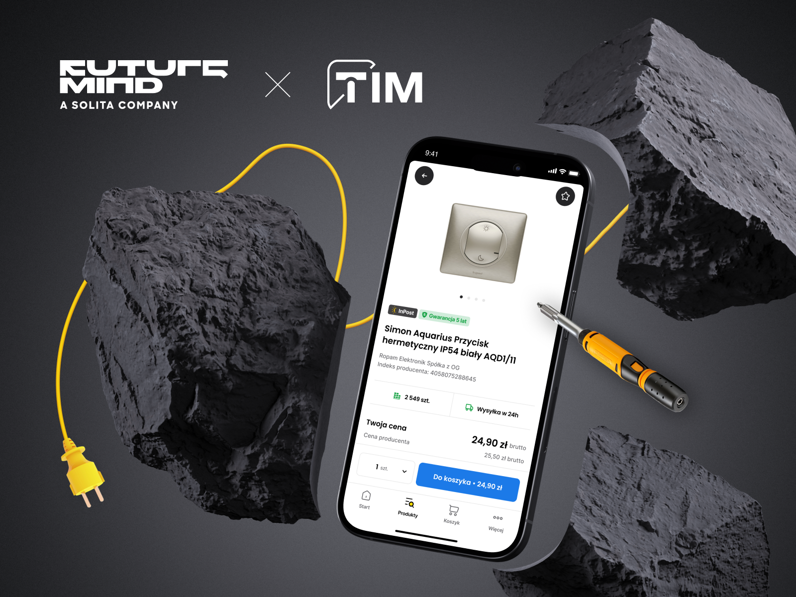 Intuitive B2B & B2C m-commerce appâ¨for electrotechnical wholesale giant thumbnail