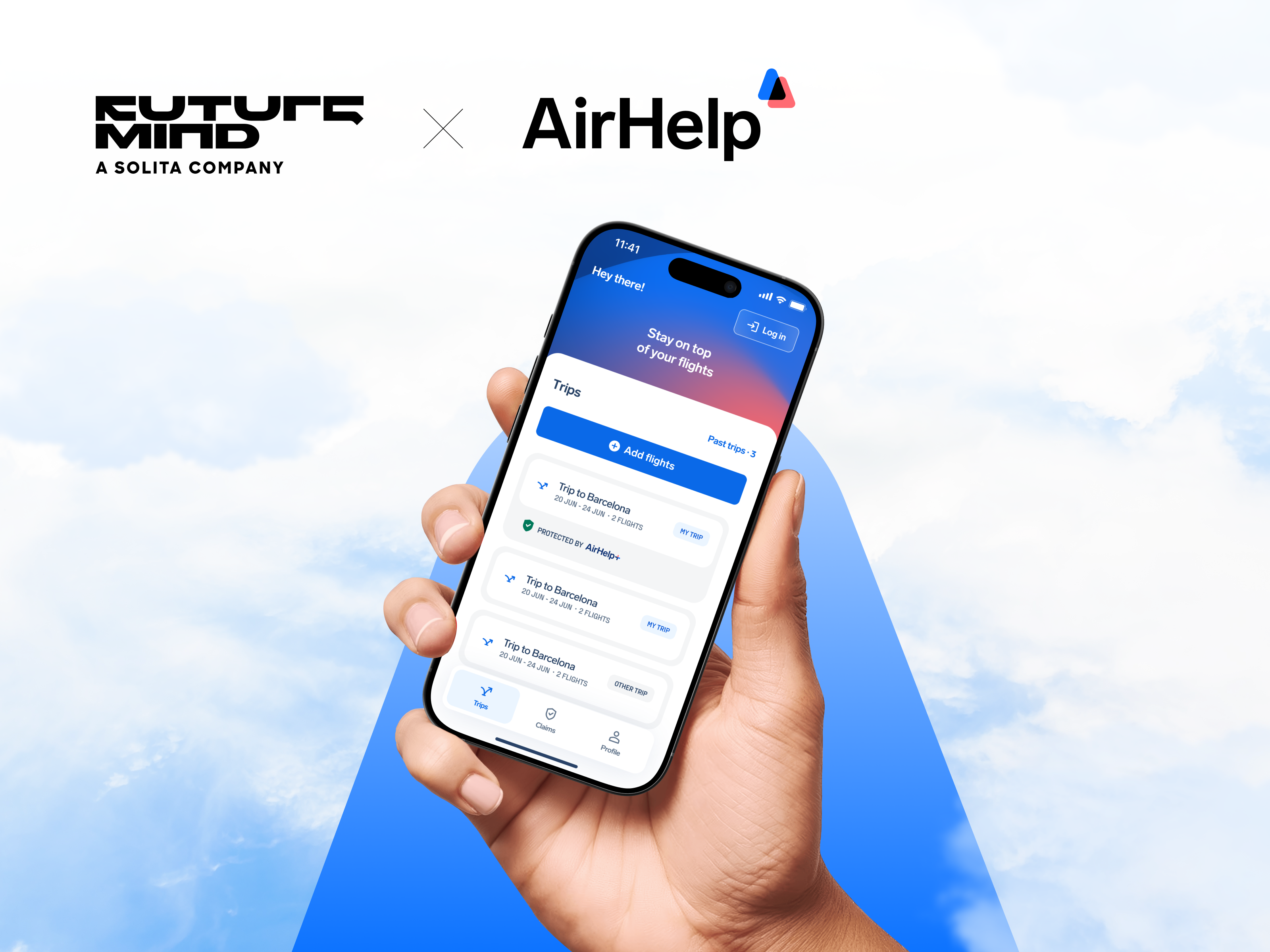 Mobile app with AI features for AirHelp thumbnail