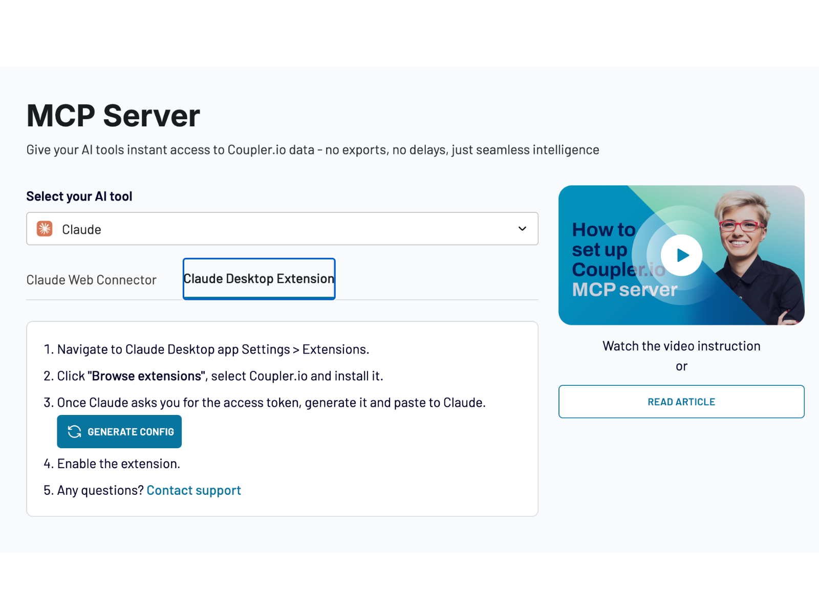 Coupler.io MCP Server - Additional Image