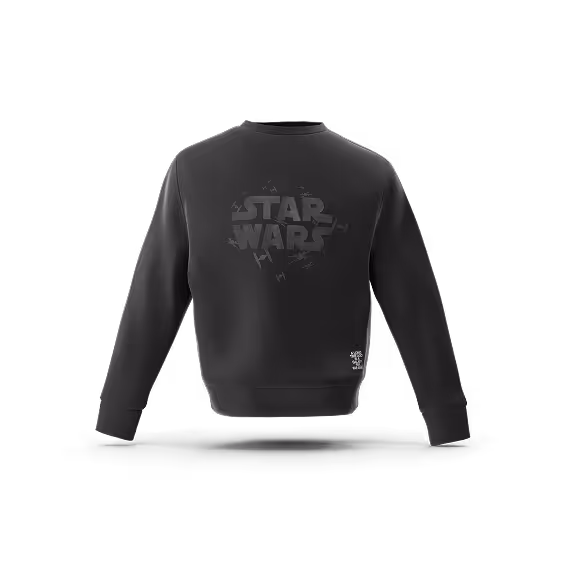 black sweatshirt